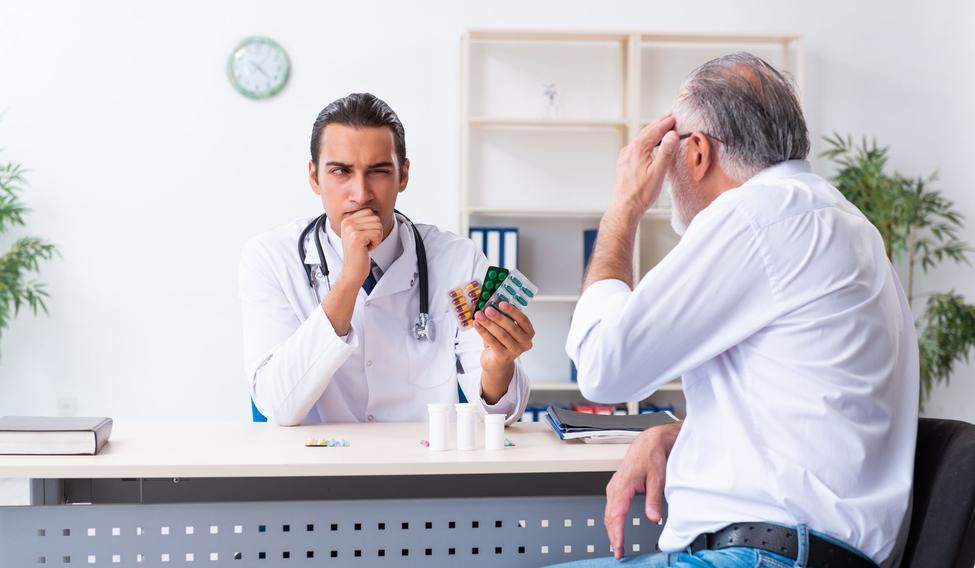 simulant lékař pacient ilustrační