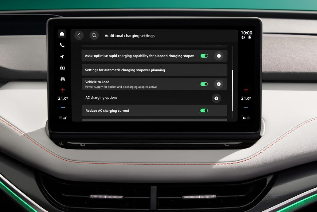 Další novinkou je funkce V2L, tedy nabíjení externích spotřebičů přímo z baterie auta.