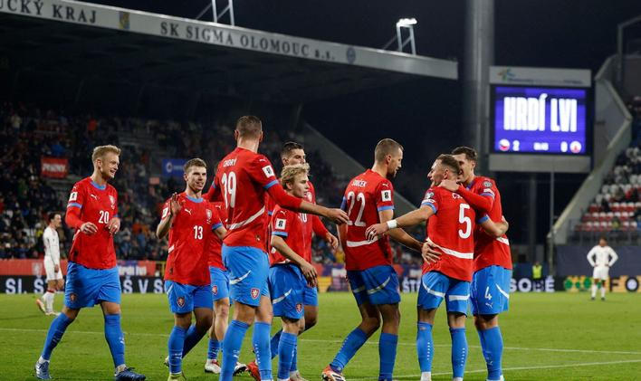 Radost českých fotbalistů