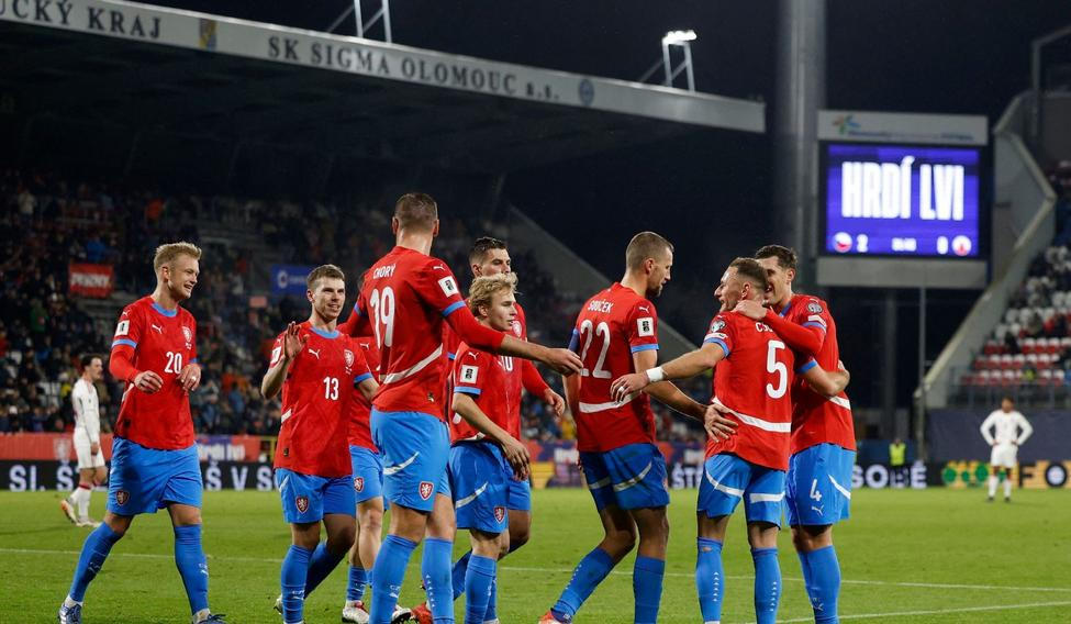 Radost českých fotbalistů