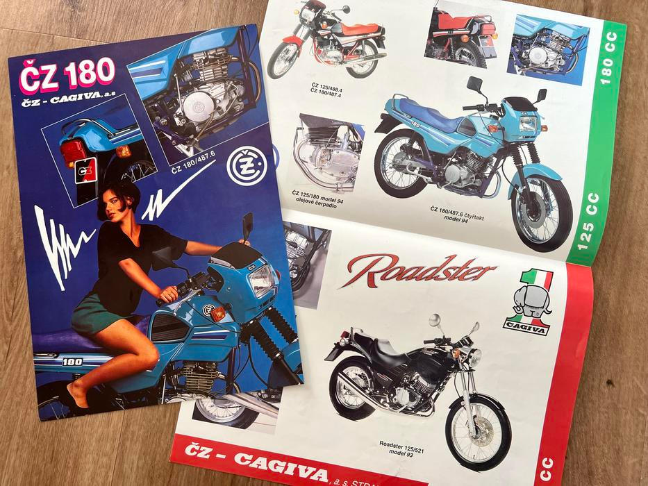 ČZ 180/487.6 OHC prototyp čtyřtakt