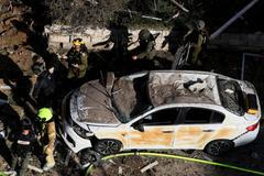 Důsledky íránských raketových paleb ve středním Izraeli