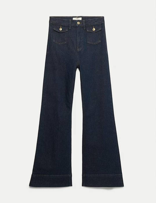 Džíny Patch pocket flare