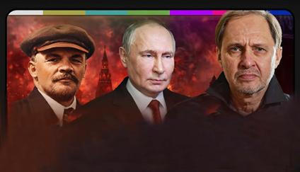 Ruský moderátor Kirill Nabutov na montáži z videa na jeho kanále na Youtube.