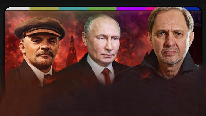 Ruský moderátor Kirill Nabutov na montáži z videa na jeho kanále na Youtube.