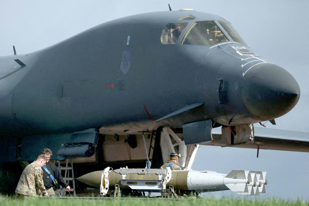 RAF Fairford airbase, amid the U.S.–Israeli conflict with Iran