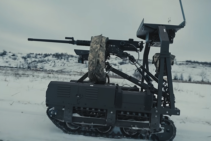 Ukrajinský pojízdný dron DROID