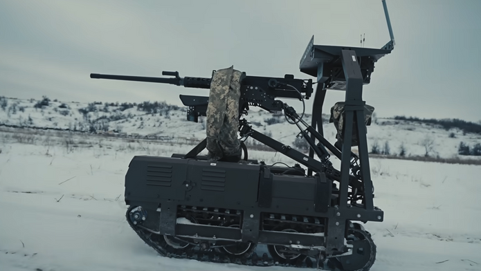 Ukrajinský pojízdný dron DROID