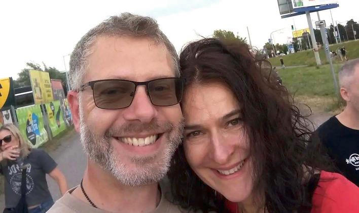 Markéta Šichtařová s manželem Jakubem Radhim