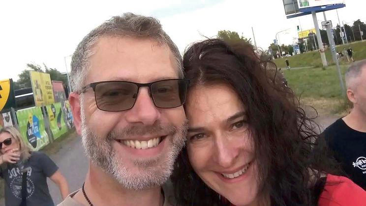 Markéta Šichtařová s manželem Jakubem Radhim