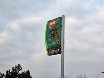 Totem čerpací stanice