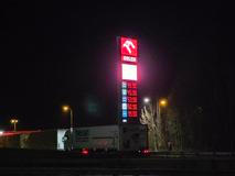 Totem čerpací stanice