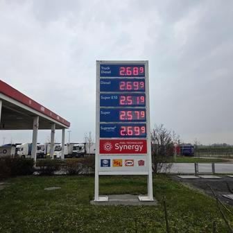 Totem čerpací stanice