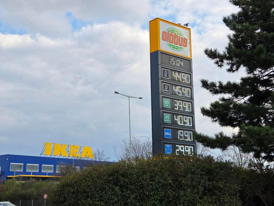 Totem čerpací stanice