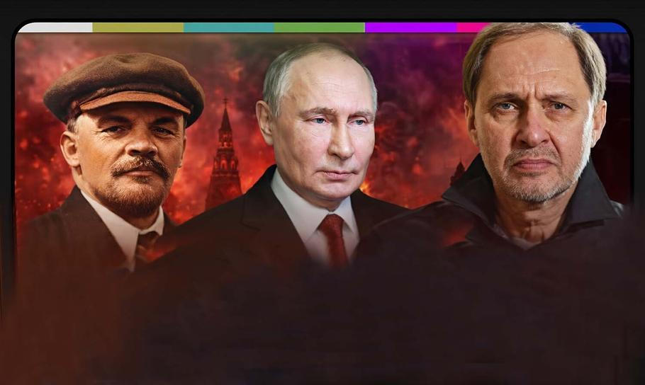 Ruský moderátor Kirill Nabutov na montáži z videa na jeho kanále na Youtube.