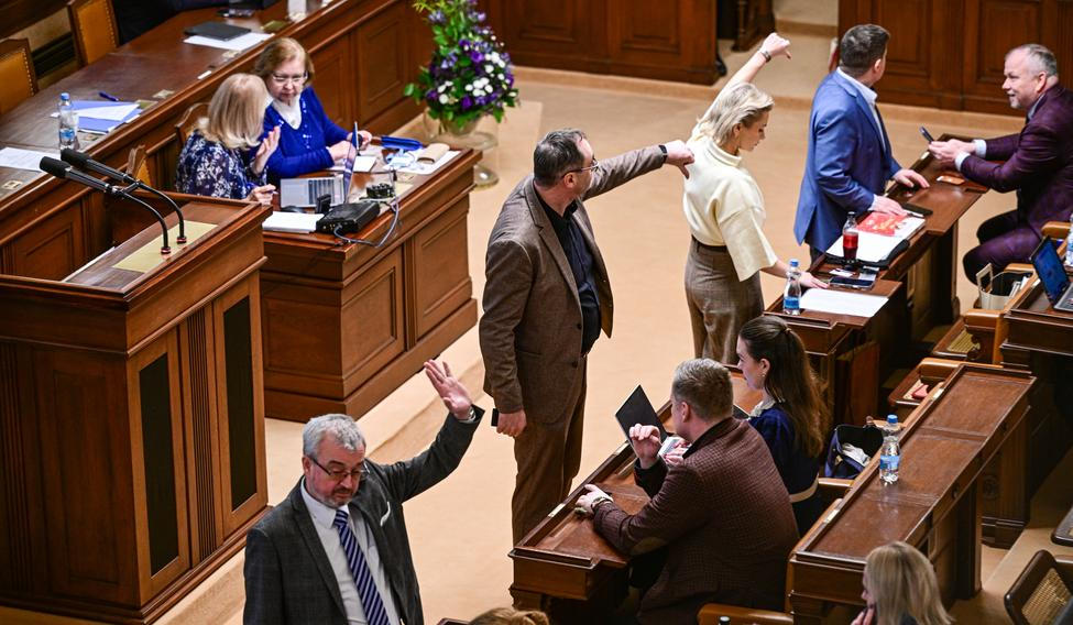 Marek Benda, Boris Šťastný, poslanec, politik, Taťána Malá, poslankyně, politička, Patrik Nacher, místopředseda Sněmovny