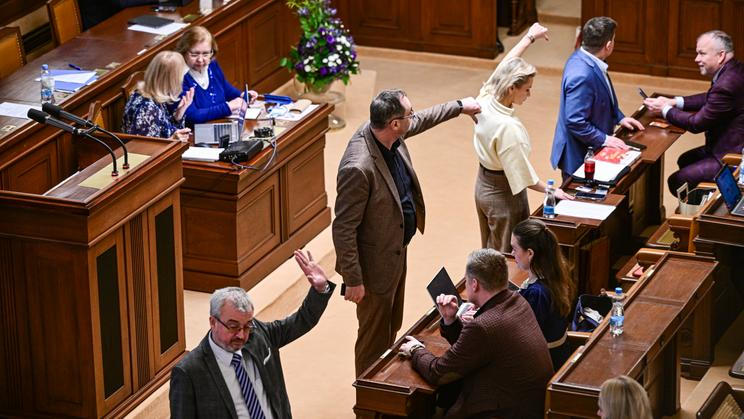 Marek Benda, Boris Šťastný, poslanec, politik, Taťána Malá, poslankyně, politička, Patrik Nacher, místopředseda Sněmovny