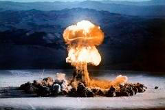 Atomic bomb explosion
