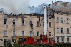 Aftermath of a Russian drone strike in Lviv