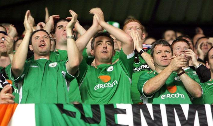 Česko - Irsko: fanoušci