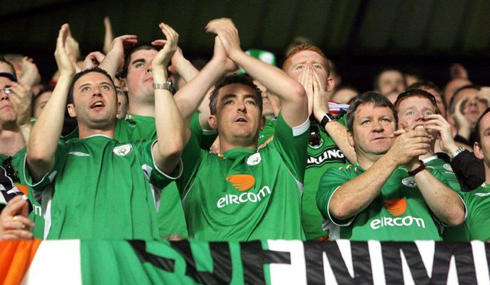 Česko - Irsko: fanoušci