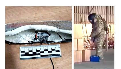 FSB zveřejnila video ze zadržení muže, který do Ruska doručil zásilku vložek do bot s nastraženými výbušninami.