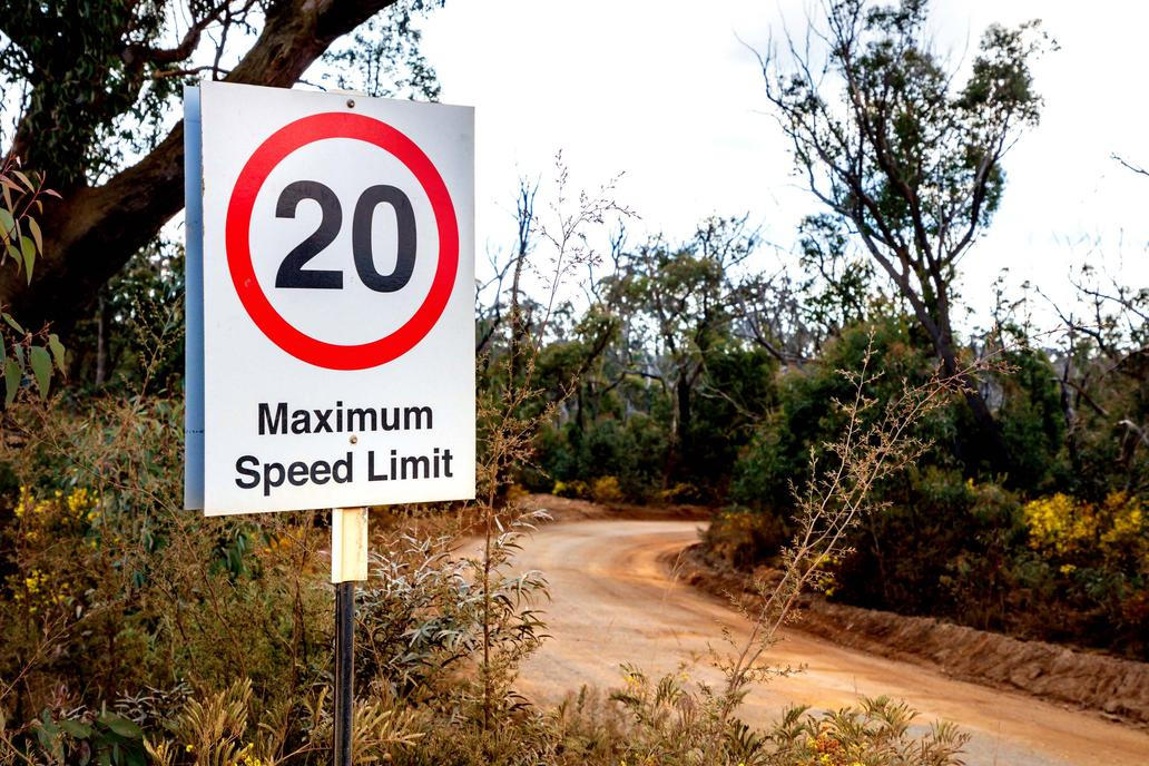 Photograph,Of,A,20,Kilometre,Per,Hour,Road,Sign,On