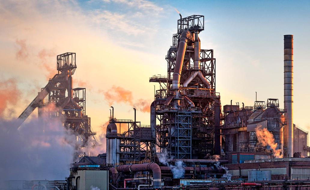 The,Tata,Steel,Plant,At,Port,Talbot,,South,Wales.,Sunset
