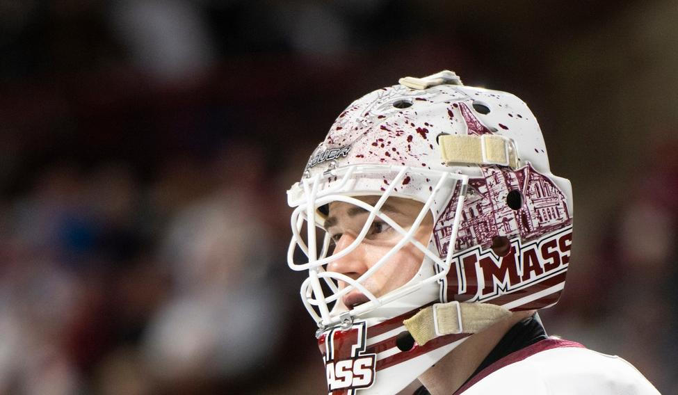 Brankář Michael Hrabal 