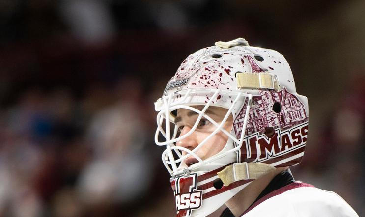 Brankář Michael Hrabal 