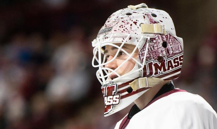 Brankář Michael Hrabal 