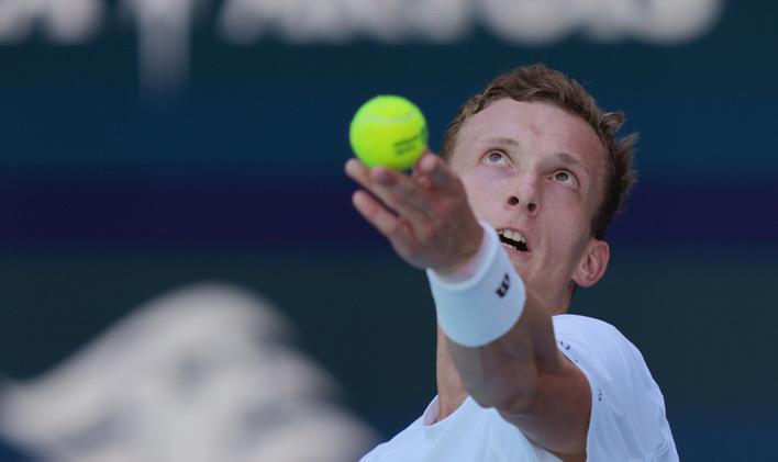 Jiří Lehečka na turnaji v Miami