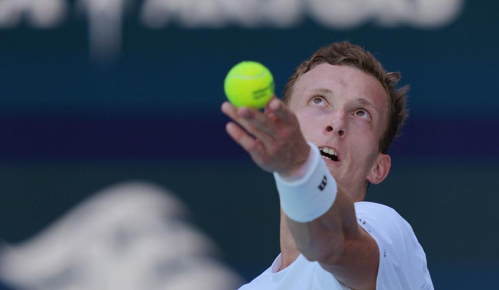 Jiří Lehečka na turnaji v Miami