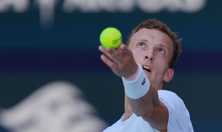 Jiří Lehečka na turnaji v Miami