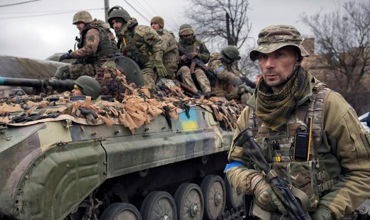 Ukrajinská armáda v akci