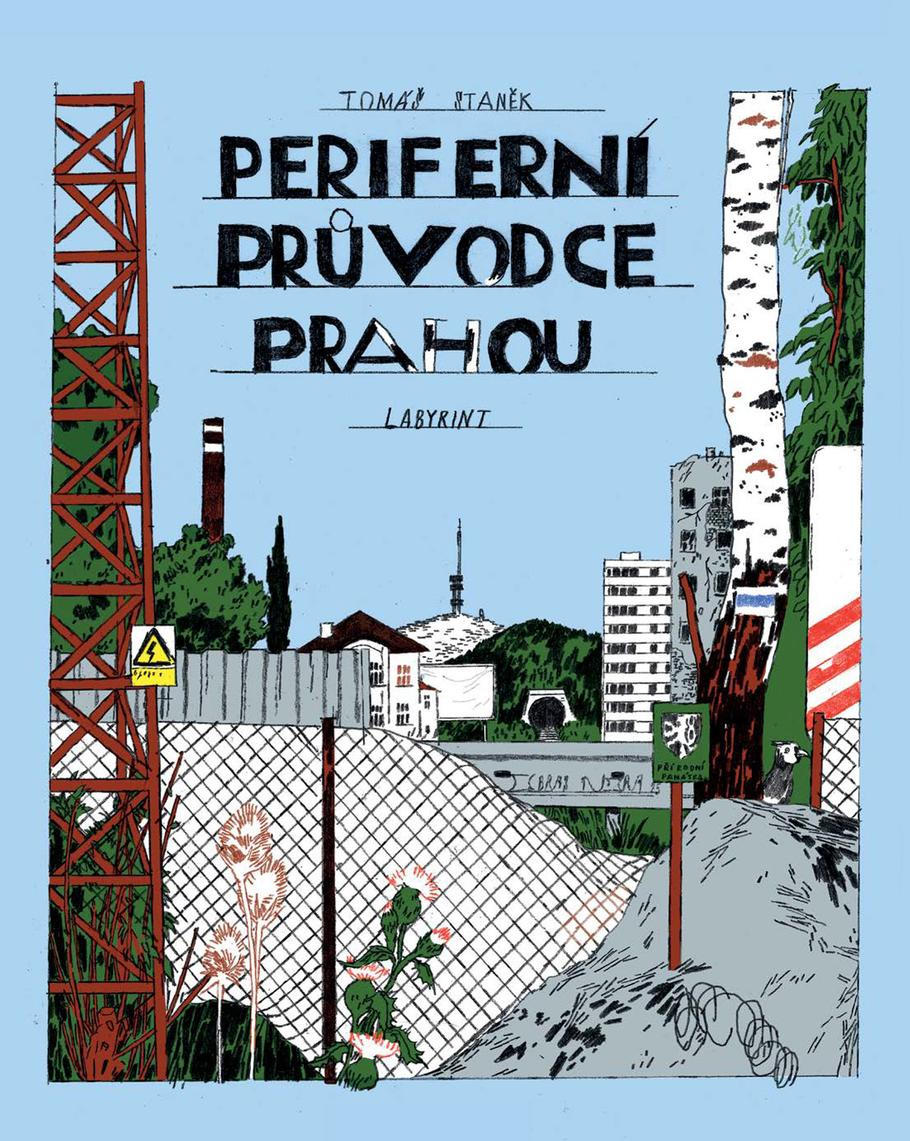 Obálka knihy Periferní průvodce Prahou.