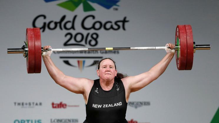 FILE PHOTO: Laurel Hubbard of New Zealand competes at Gold Coast 2018 Commonwealth Games