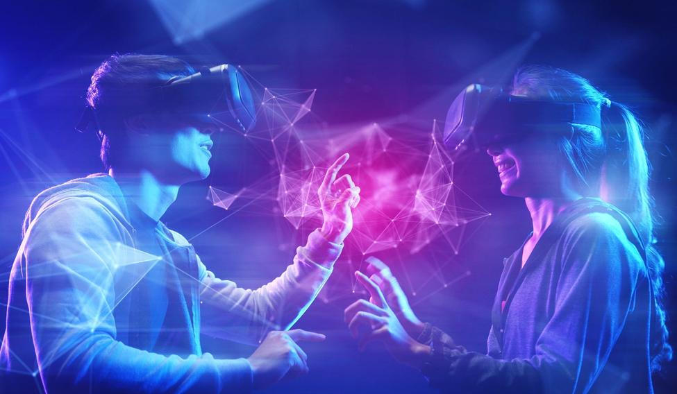 Metaverse, virtuální realita, žena