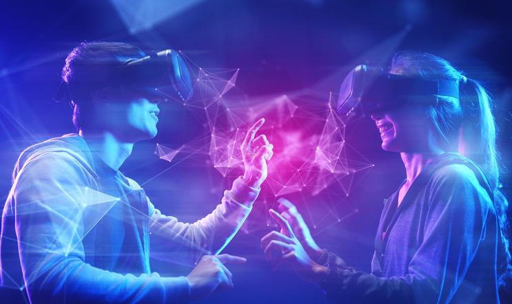 Metaverse, virtuální realita, žena