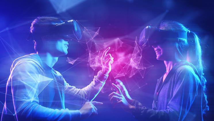 Metaverse, virtuální realita, žena