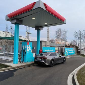 Vodíková stanice v Praze na Barrandově