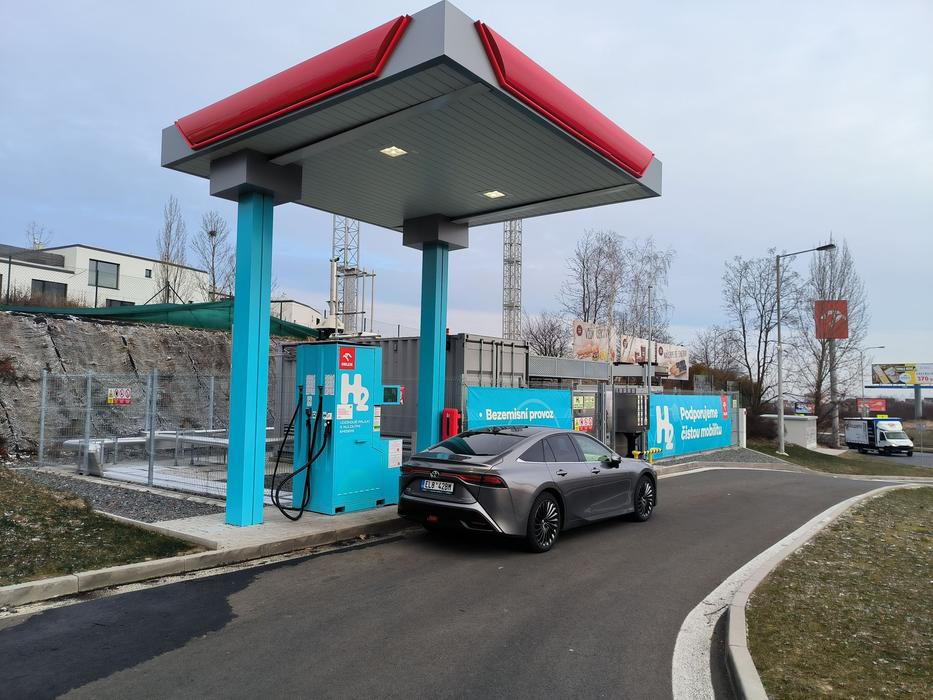 Vodíková stanice v Praze na Barrandově