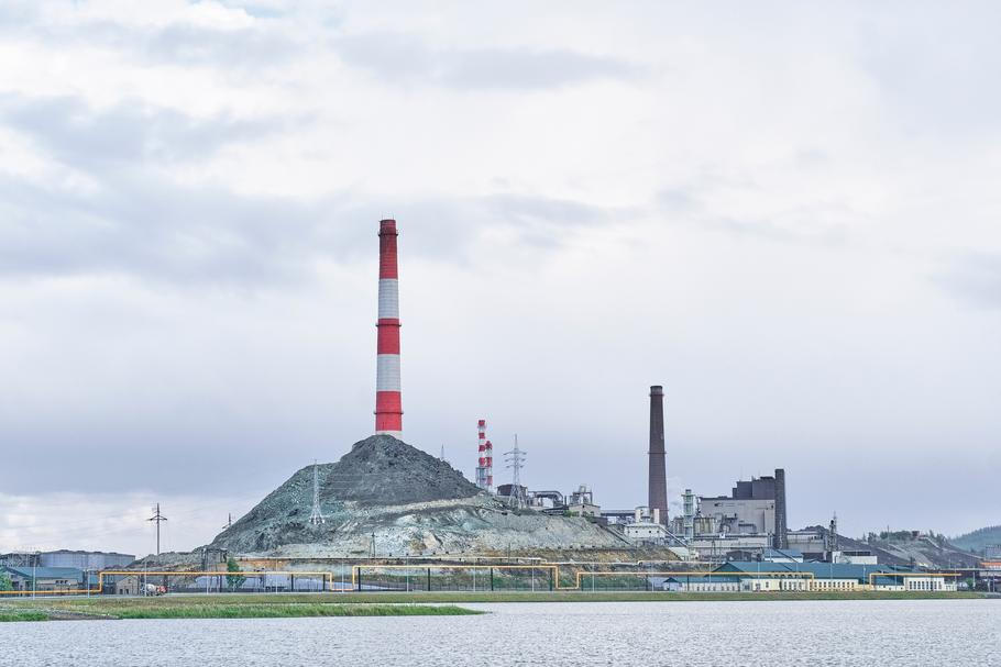 Karabash,,Russia,-,June,20,,2023:,Karabashmed,Copper,Smelter.,Behind