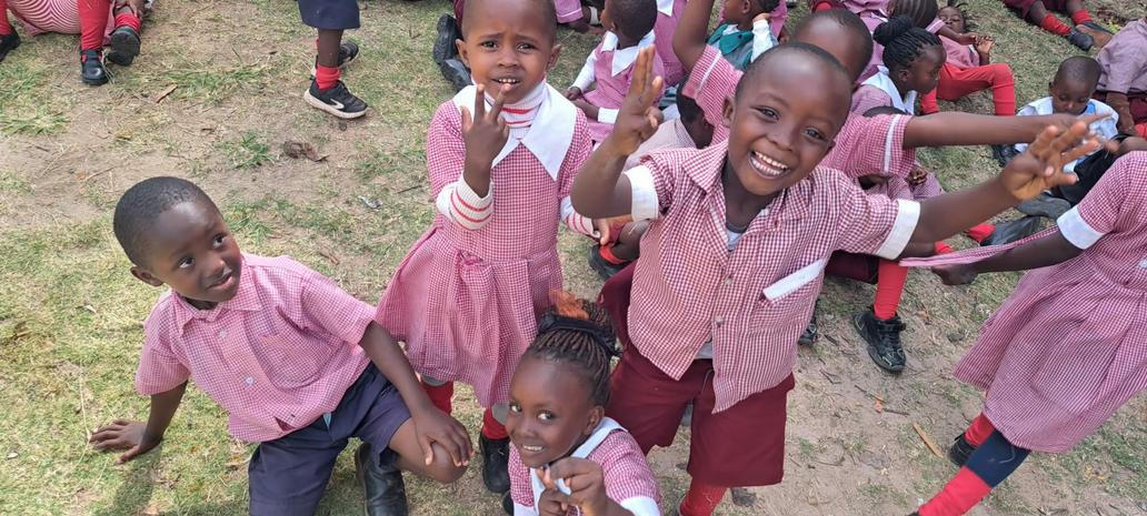 Africké děti jsou podle Marie hodně soutěživé.