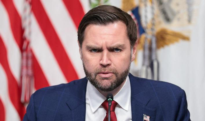 U.S. Vice President J.D. Vance convenes the first meeting of U.S. President Trump's anti-fraud task force, in Washington