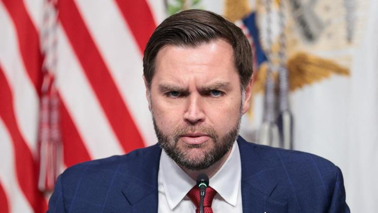 U.S. Vice President J.D. Vance convenes the first meeting of U.S. President Trump's anti-fraud task force, in Washington