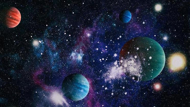 Planets,,Stars,And,Galaxies,In,Outer,Space,Showing,The,Beauty