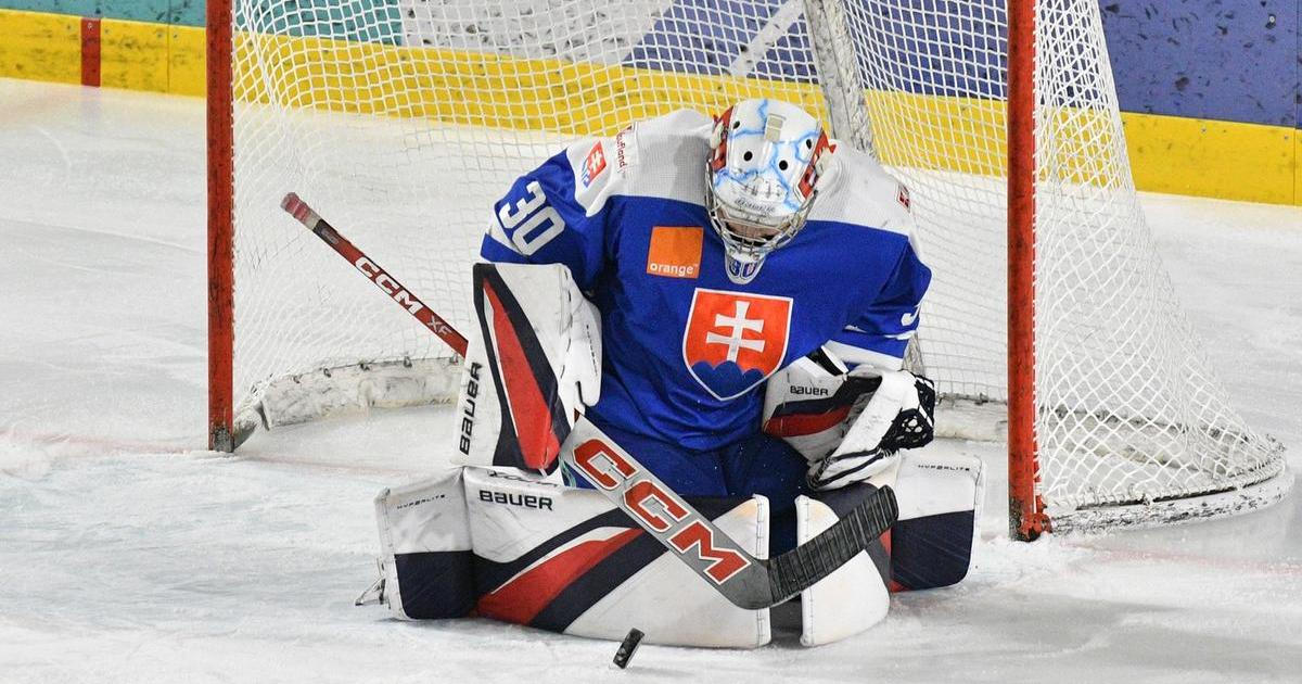 Vzal puk a poslal ho do soupeřovy branky. Slovenský gólman zvedl fanoušky ze sedadel
