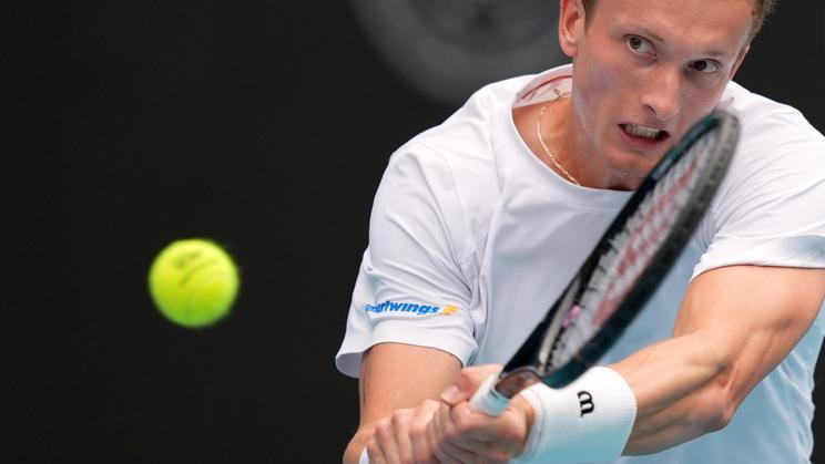 Jiří Lehečka na turnaji v Miami