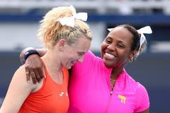 Kateřina Siniaková a Taylor Townsendová